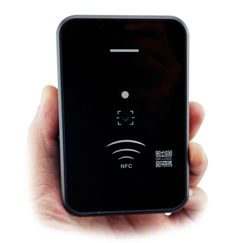 微信小程序QR码和RFID13.56MHz WG格式输出门禁系统读卡器