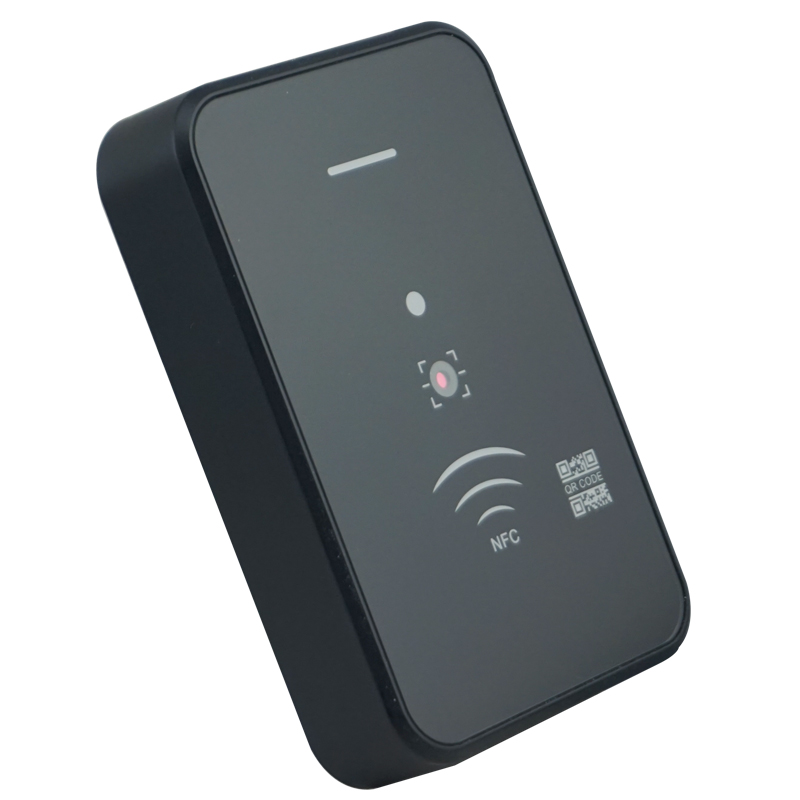 微信小程序QR码和RFID13.56MHz WG格式输出门禁系统读卡器