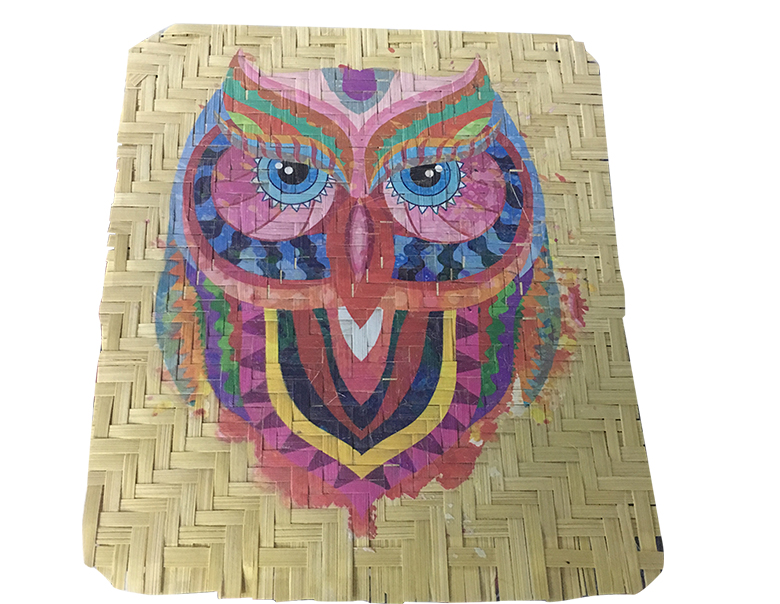 竹マットUVプリント