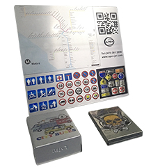 Impresión UV de metal