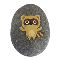 小さなかわいい石のUVプリント