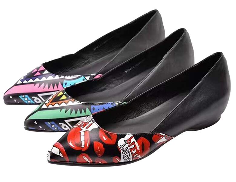 UVプリントレザーシューズ