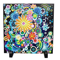 セラミックタイル3のUVプリント