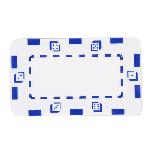 ホワイトコンポジット32gスクエアポーカーチップ