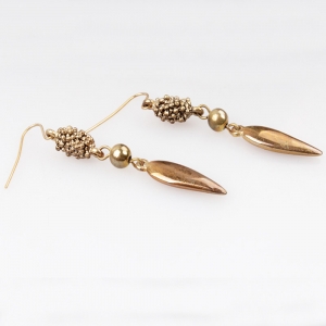 Tops Design New Model Women Accessories Dubai Gold Handmade Earrings