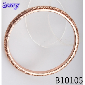 2014 fashion korean rose gold twisted wire bangle B10105