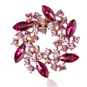 2018 Hot High Quality Cheap Pure Handmade Beautiful Amazing Latest Design Wedding Flower Brooch