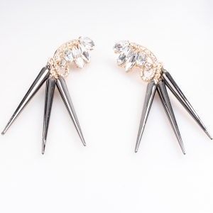 Animal shape drop factory china crystal earring E30092