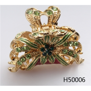 Bridesmaid crystal flower arab weddings wedding hair accessories H50006