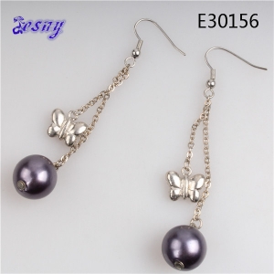 Butterfly kashmiri designs jewelry earrings silver earring E30156