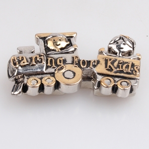 Child s train lettering wholesale lot magnetic bulk brooch P80018