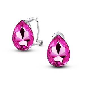 الكريستال المجوهرات بالجملة الاوروبيه والامريكيه الغلاف الجوي الكريستال الأقراط المياه قطرات الماس الحقيقي الأقراط