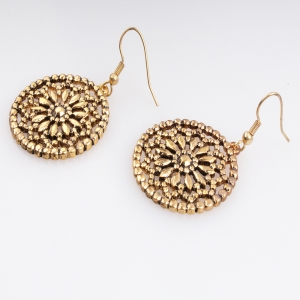 Ethnic jewelry 2 gram gold beautiful designed earrings E30076