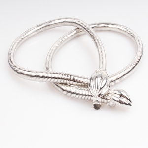 Fancy chain ladies rhinestone dressy western braided dress belt BT60060