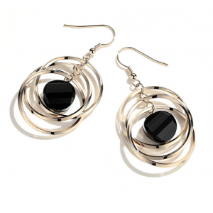 Fashion Acrylic Sheet Plating 14K Tassels Earrings Manufacturer in China