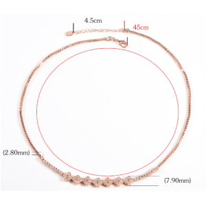 Fashion CZ Stone Copper Magnetic Gold Plated Jewelry Set Manufacturer China