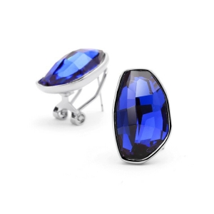 الهندسة العصرية النمساوية أقراط الكريستال الكورية المجوهرات علي الإنترنت