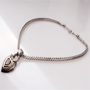 Fine Jewelry diamond pendant rhodium plated  jewelry necklace for women