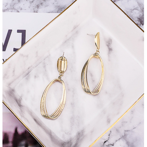 High Quality 18k rose gold stud earrings for woman