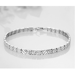 High Quality White Platinum Gold Bracelet Bangle Manufacturer in China