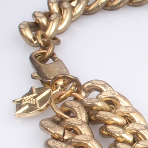 Hiphop Street Dance Gold Chain Necklace