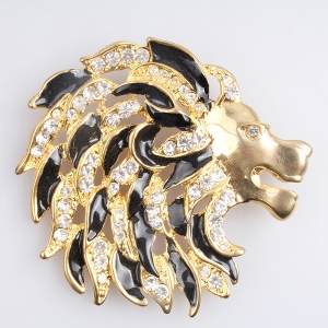 Horse gold metal brooches men s china wholesale brooch P80004