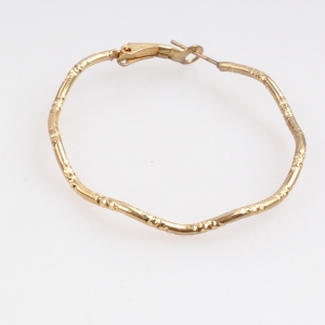 Jewellery gold new design hoop wholesale china earrings designs E30100