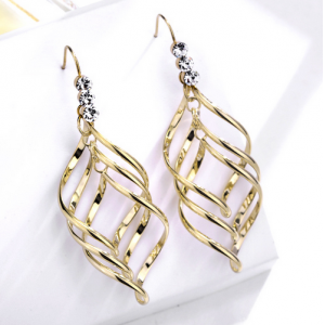 Long Style Plating 18K Tassels Earrings Manufacturer in China