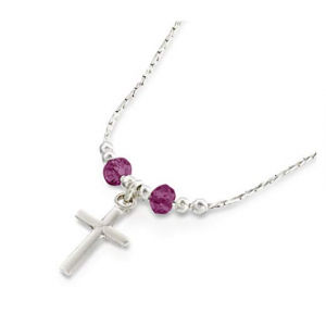 Lovely Necklace for Girls With a Dainty Silver Cross Best Selling Newest Fashion Necklace