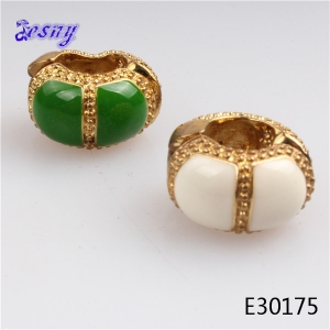 Magnetic stud colored rolled gold no hole earring E30175