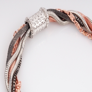 Mixture Color Mixture Chains Twist Necklace