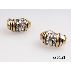 One gram gold jewelry for boys clip on earrings designs E30151
