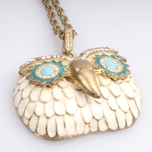 Retro Classic Owl Pendant Sweater Chain