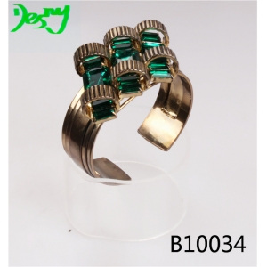 Rhinestone crystal watch alloy fashion flower bracelet pattern bangle