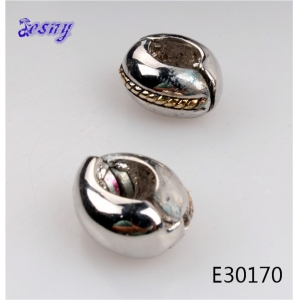 Round shaped silver jhumka magnetic earrings hoop for men earring E30170