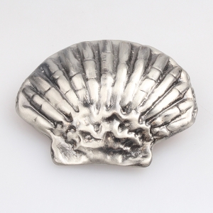 Silver bouquet shell christmas cheap wholesale pin brooch P80002