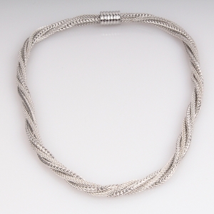 Snake Bone Chains Twisted Necklace