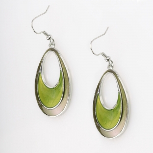 big jhumka ethnic colorful teardrop hanging earrings E30075