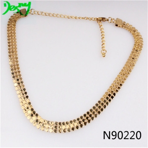 chunky necklace bling bling wholesale saudi gold jewelry N90220