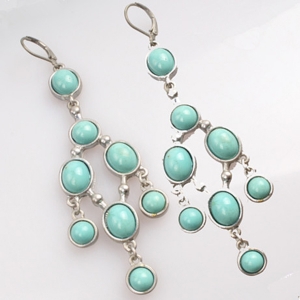 colorful animal shaped resin diamond drop piercing earrings