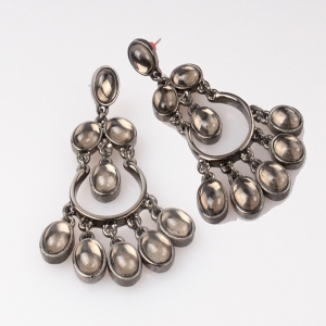 costume ears and tail fashion design hanging moonstone earrings