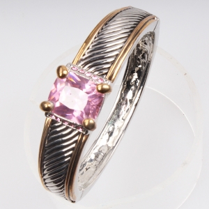 fashion glitter engravable stainless steel engagement bangle