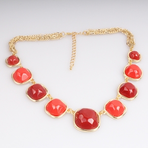 fashion jewelry large acrylic bead choker necklace N90015