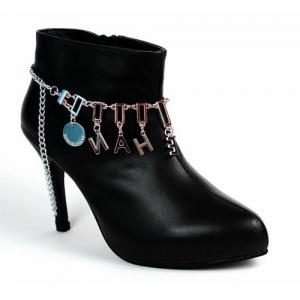 fashion letters coin pendant jewelry ankle chain TS009