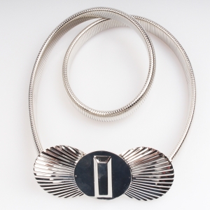 genuine shell jewelry elastic wide waistband sash BT60018