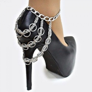 gold wedding jewelrymini run shoe key ring foot chain TS015