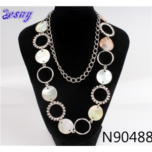 gypsy covering resin dollar sign costume necklace N90488
