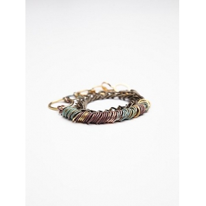 handmade chain copper manufacturing ring accent bracelet