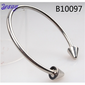 indian silver pivet brass cuff lucky bangle bracelt B10097