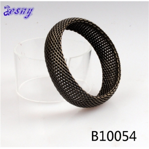 konov jewelry men's twisted wire brass bangle bracelet B10054
